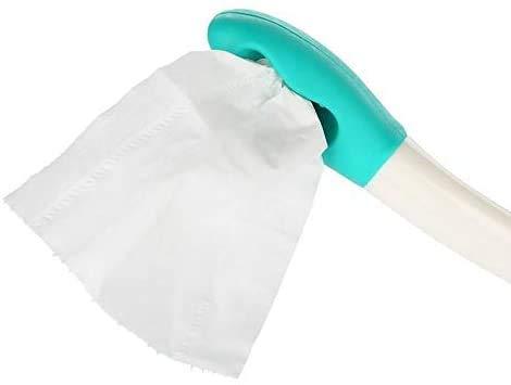 Momowoa Toilet Aids Tools, Long Reach Comfort Wipe, Bottom Buddy Toilet Tissue Wiping Aid Ideal Daily Living Bathroom Aid for Limited Mobility