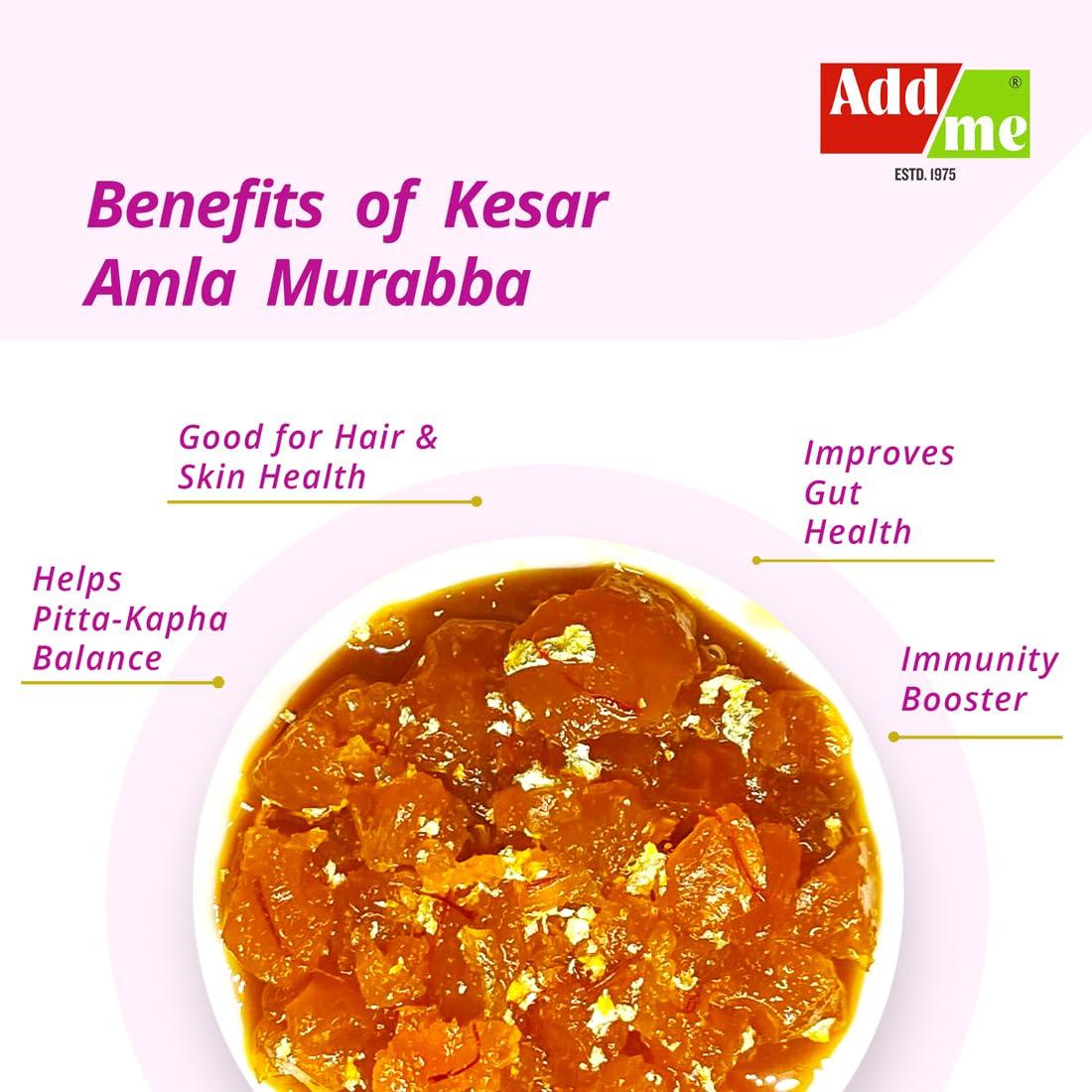 Add me Add me Homemade Amla Murabba with kesar, Elaichi 500g | Immunity booster, Aavla Murabba seedless | Awla ka Murabba | Sweet & delicious | Homemade | Organic | Aavle ka murba | Amla Chutney | Gooseberry Murabba