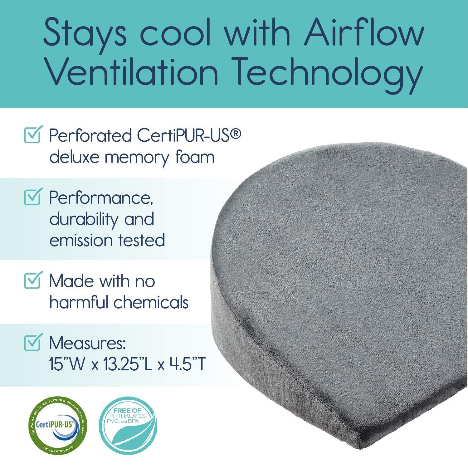 METRON METRON- Memory Foam Soft Handy Multi Purpose Pregnancy Pillow for Women Helps in Sitting Sleeping Back Pain Relief & Leg Spacer