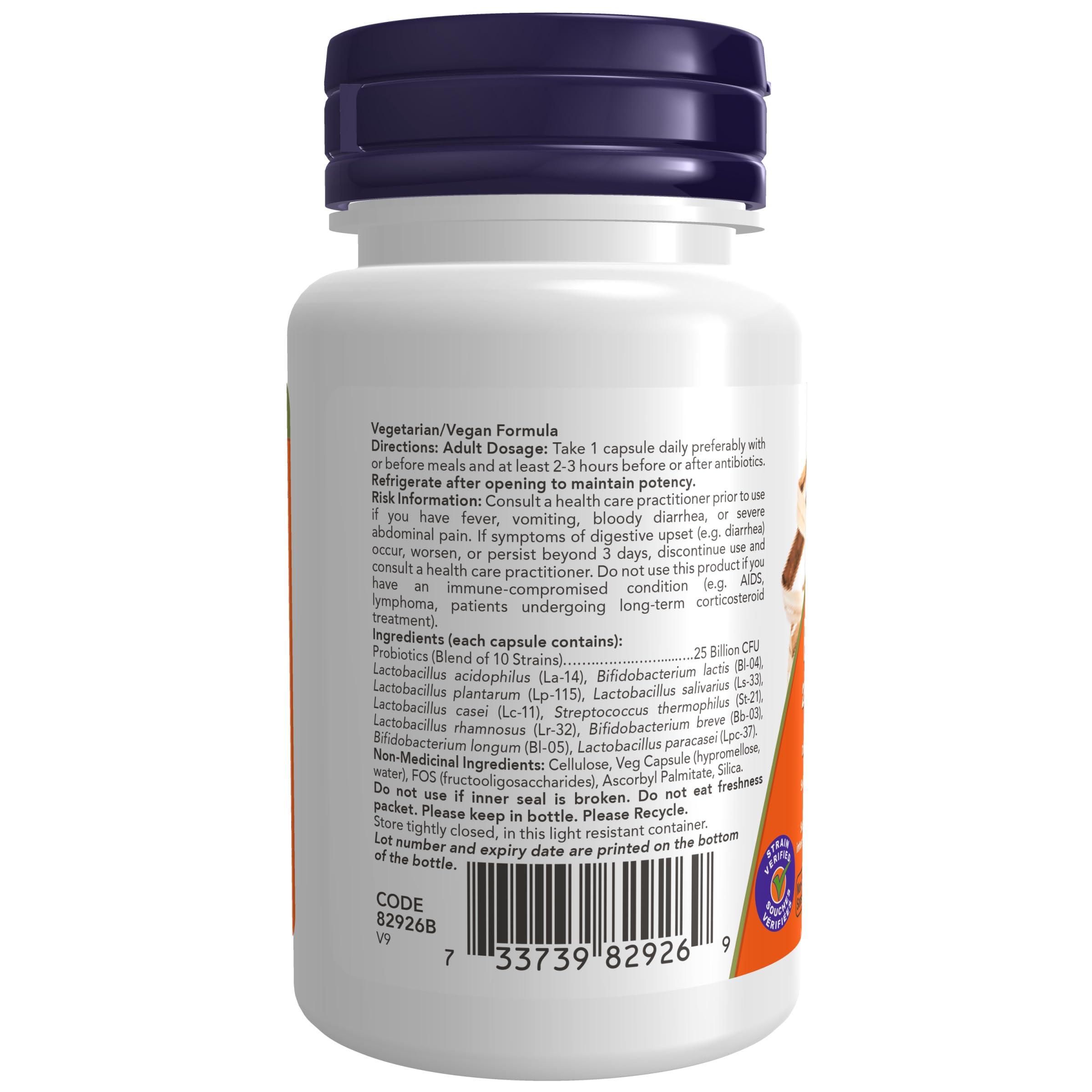 Now Foods Now Probiotic-10 25 Bill (10 Strains) 50vcap (RR) (DF)