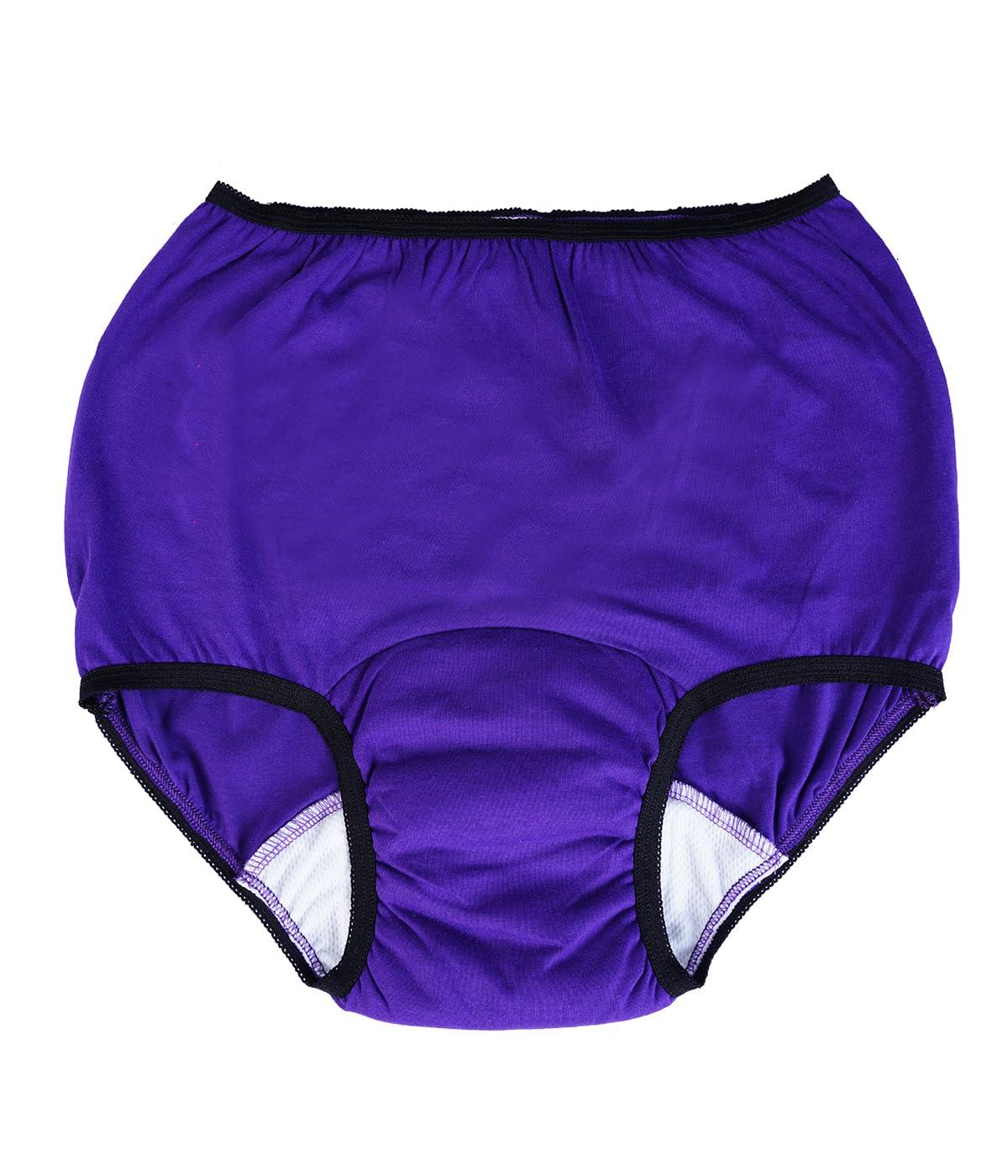 Wemyc Wemyc Incontinence Underwear For Women I Washable & Reusable I For Medium Leaks I Adult Diaper I Bedwetting Panty (M)