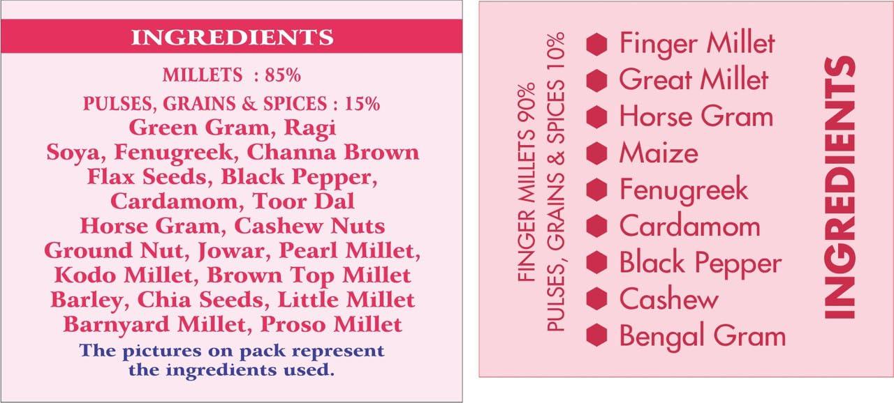 JEENI JEENI COMBO PACK OF MILLET TRADITIONAL MIX GM (400 GM) AND DOUBLE FILTERED Organic and Natural Product (1KG) FOR INFANTS & ADULTS