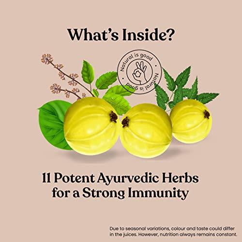 Kapiva Kapiva Immune Care Juice (2L) | 11 Immune-booster herbs in 1 Ayurvedic Juice including Amla, Neem, Ashwagandha and More | Pure and Natural - Super Saver Pack of 2