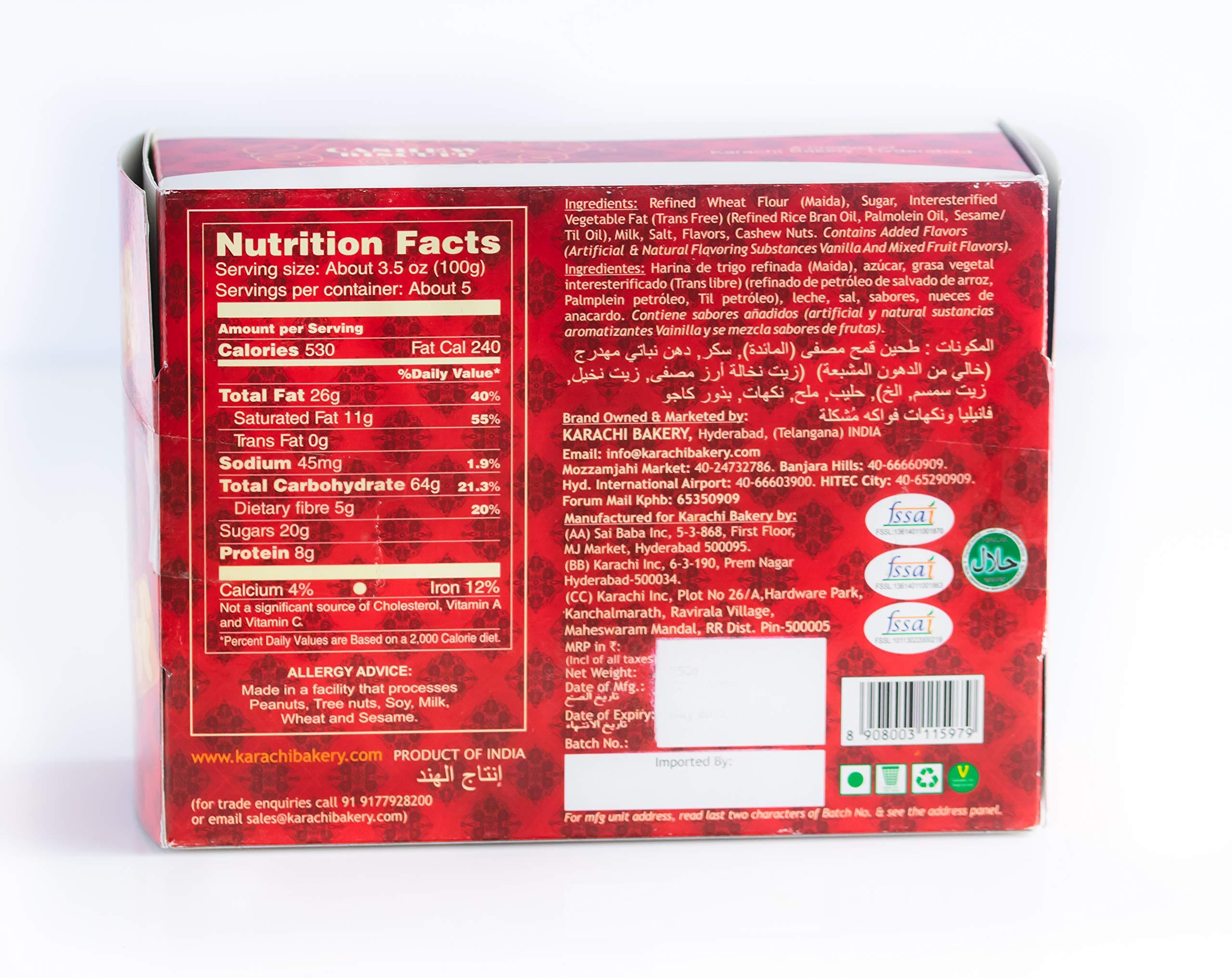 Karachi Bakery Karachi Bakery Chai Biscuit, 400g & Premium Cashew Biscuit, 800 g