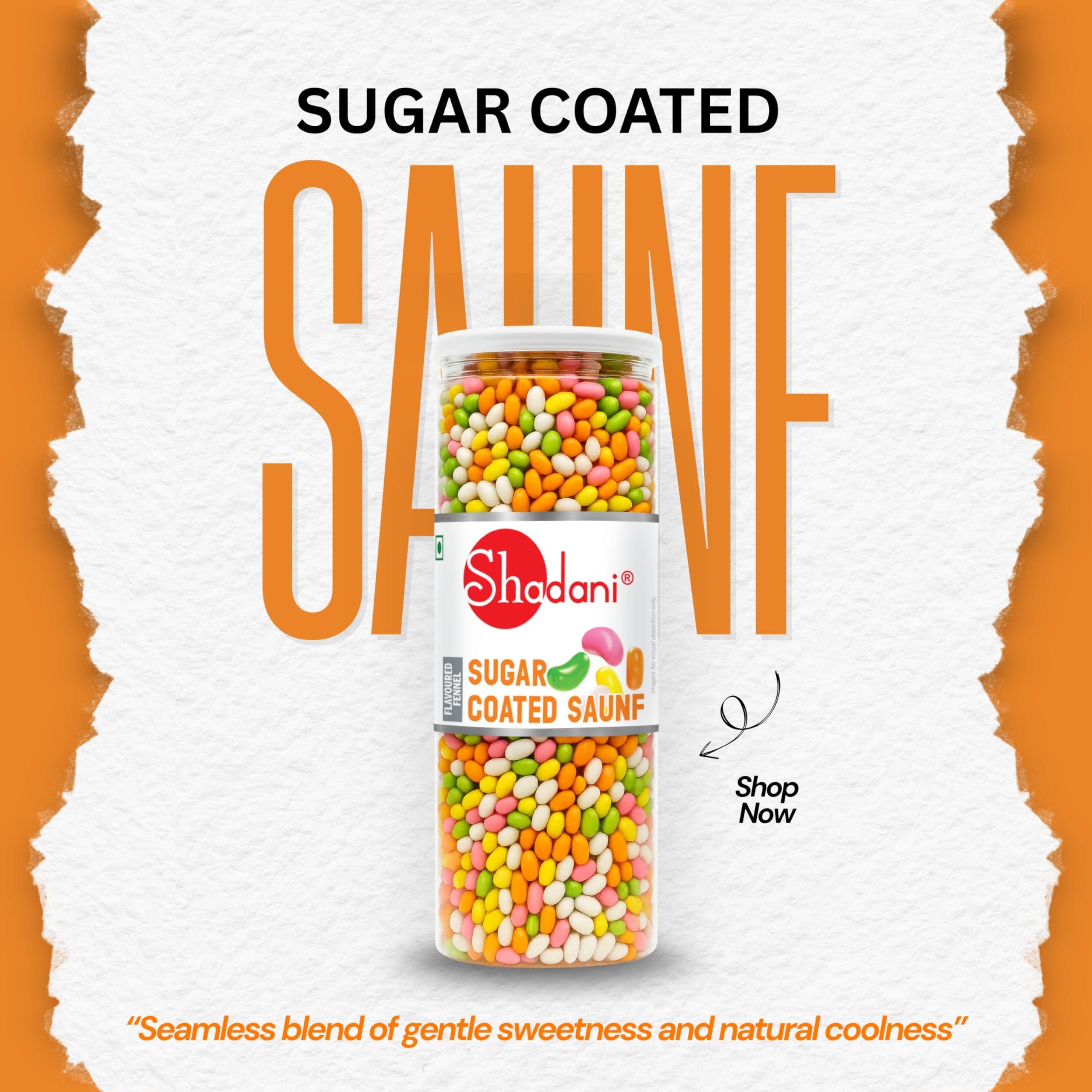 Shadani Shadani Sugar Coated Saunf Can 270g
