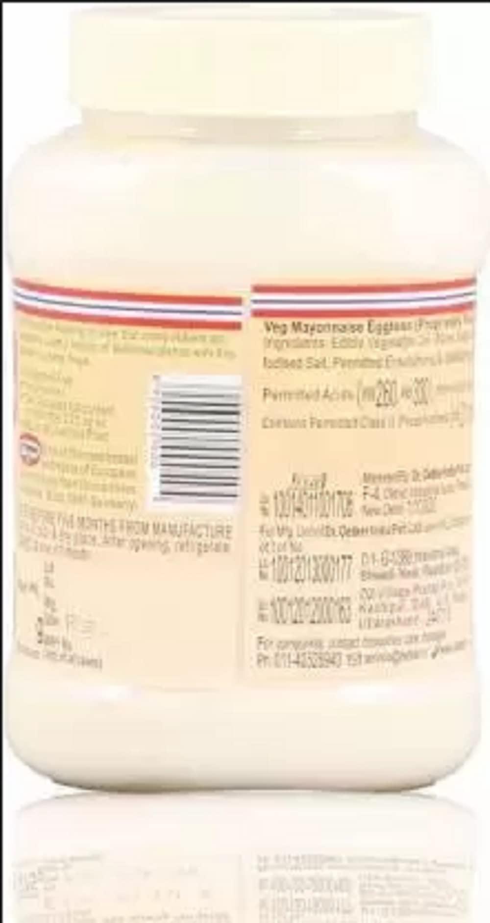 Fun Foods FunFoods Veg Mayonnaise 400 GM and Burger Mayonnaise 250 FM Pack of 2 650 g (Pack of 2)