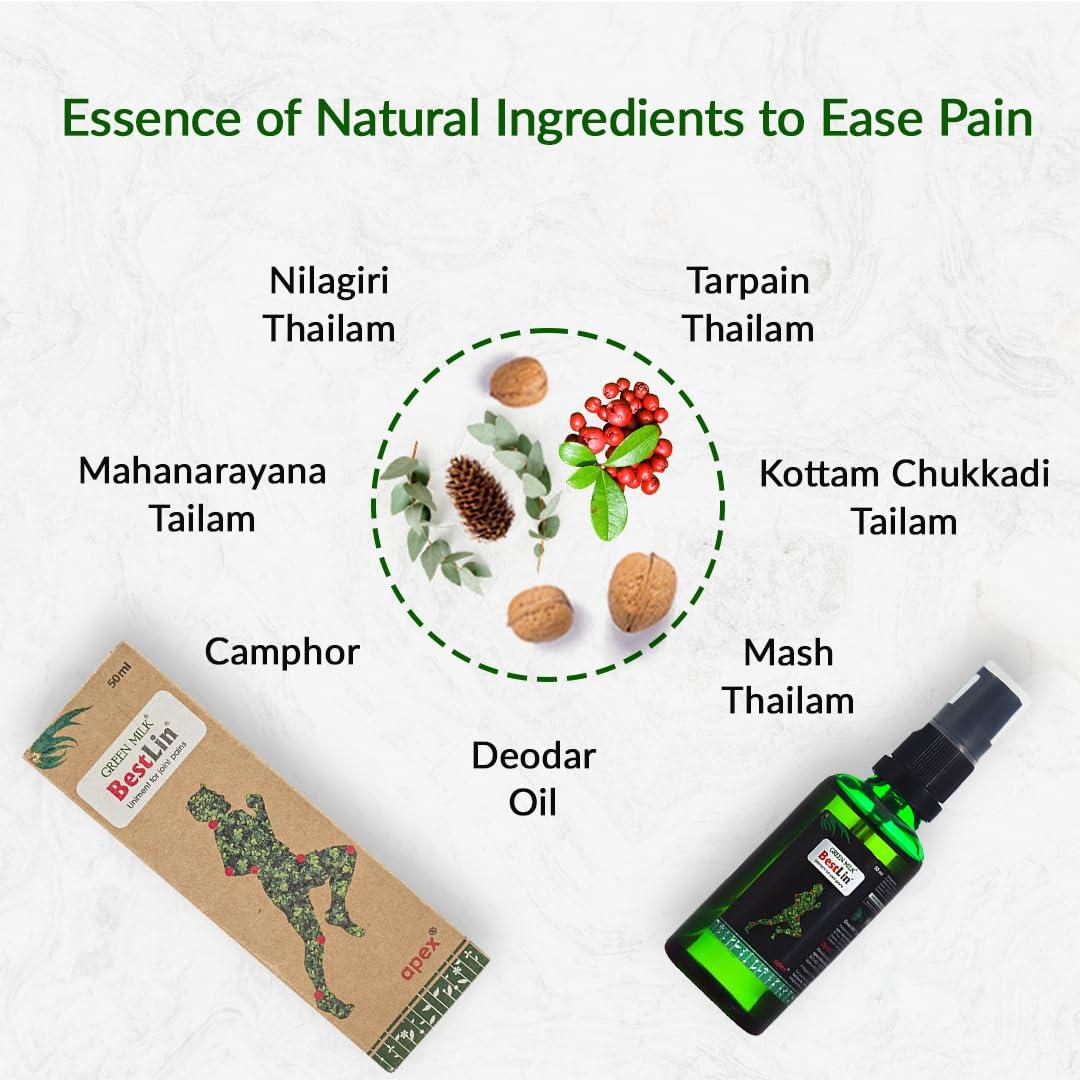 Green Milk Green Milk 2 Pack Of Bestlin Liniment Oil - 50 Ml