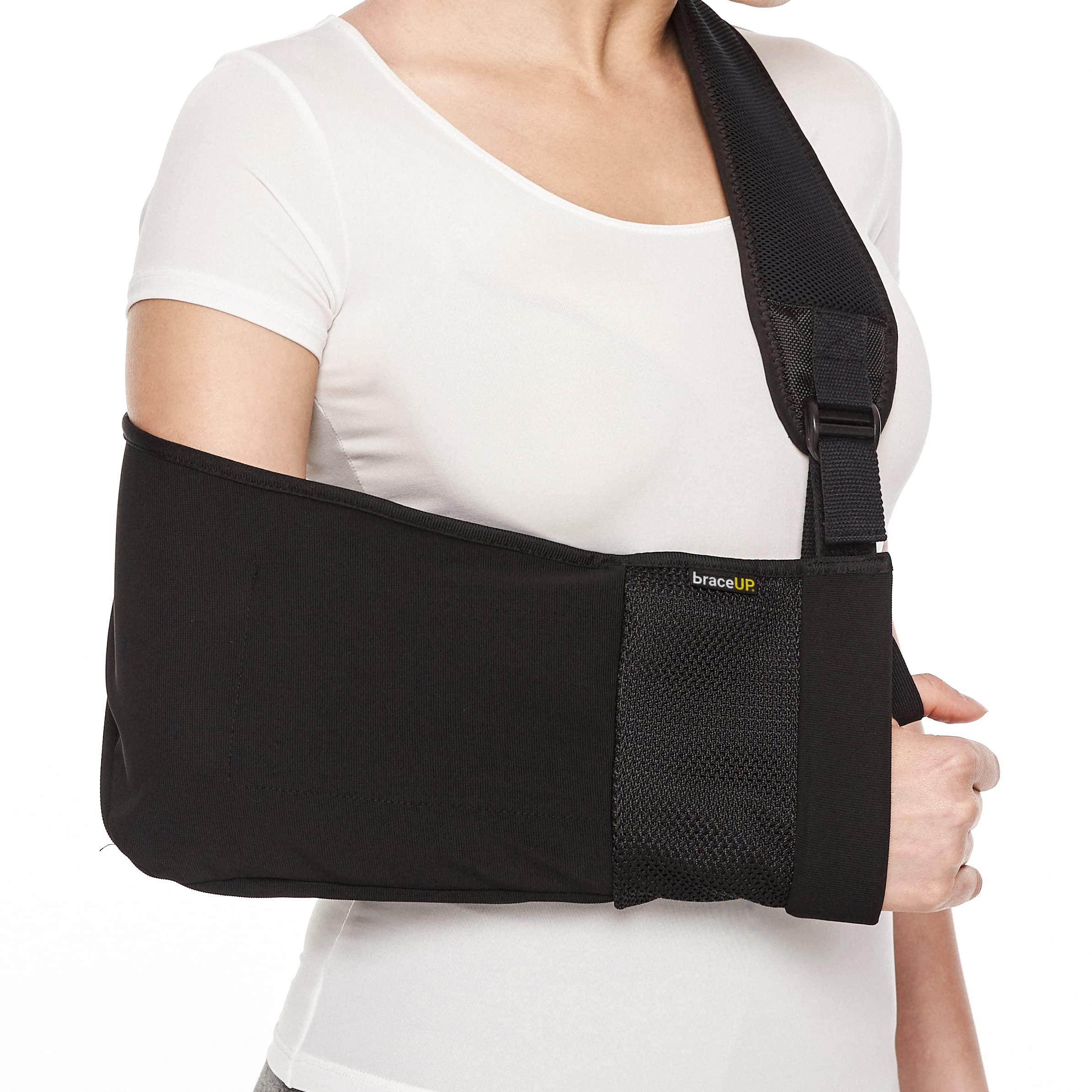 BraceUP BraceUP Arm Sling Adjustable Arm Support for Broken Fractured Arm and Elbow