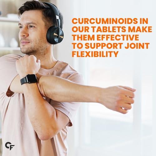 Carbamide Forte Carbamide Forte Curcumin Tablets with Piperine Tablets with 95% Curcuminoids |Anti inflammatory Supplement for Adults with Curcuma Longa, Turmeric Powder & Ginger 60 Veg Tablets (Pack of 3)