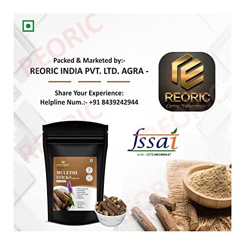REORIC REORIC Mulethi Stick For Eating - 100g(Pack of 2) | Liquorice Roots | Yastimadhu Licorica Sticks | Licorice Roots | Jeshthamadha Use for immunity Booster