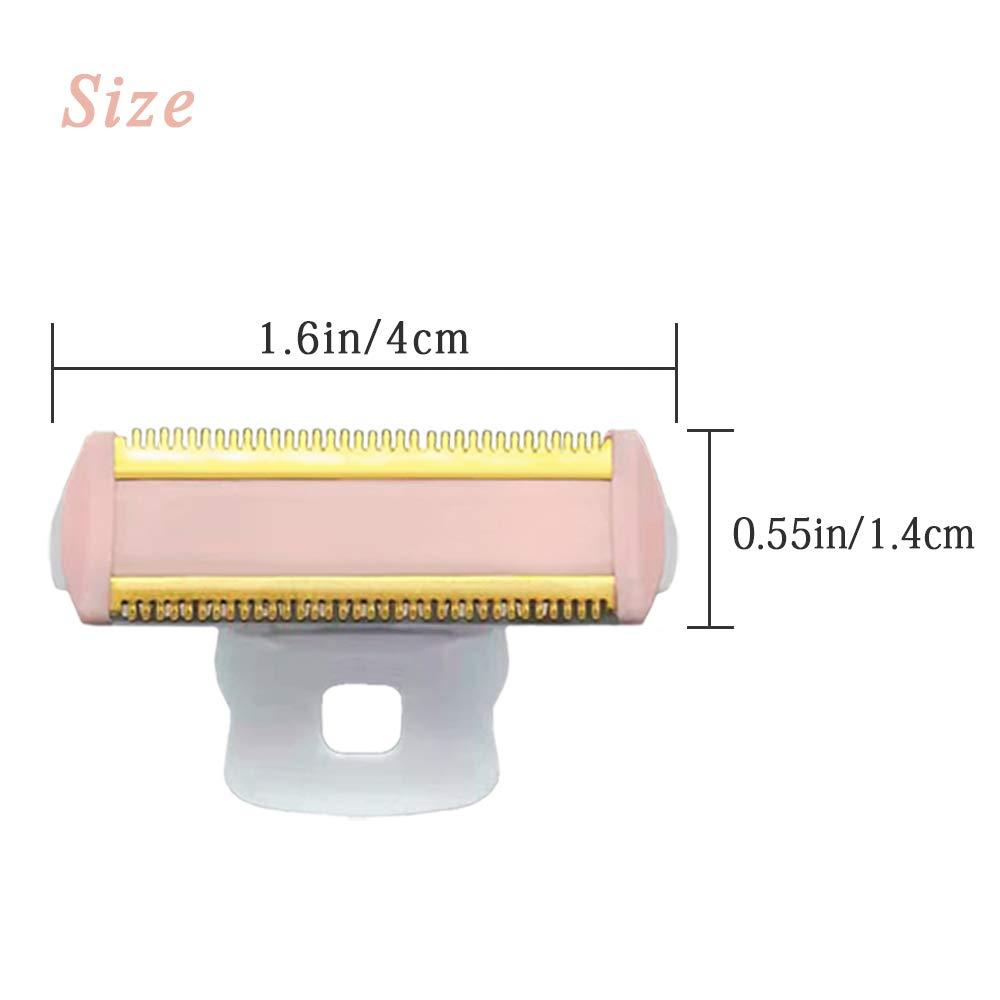 INVODA Women Shaver Replacement Heads for Finishing Touch Flawless Body Rechargeable Ladies Shaver Hair Remover Heads (6PCS)