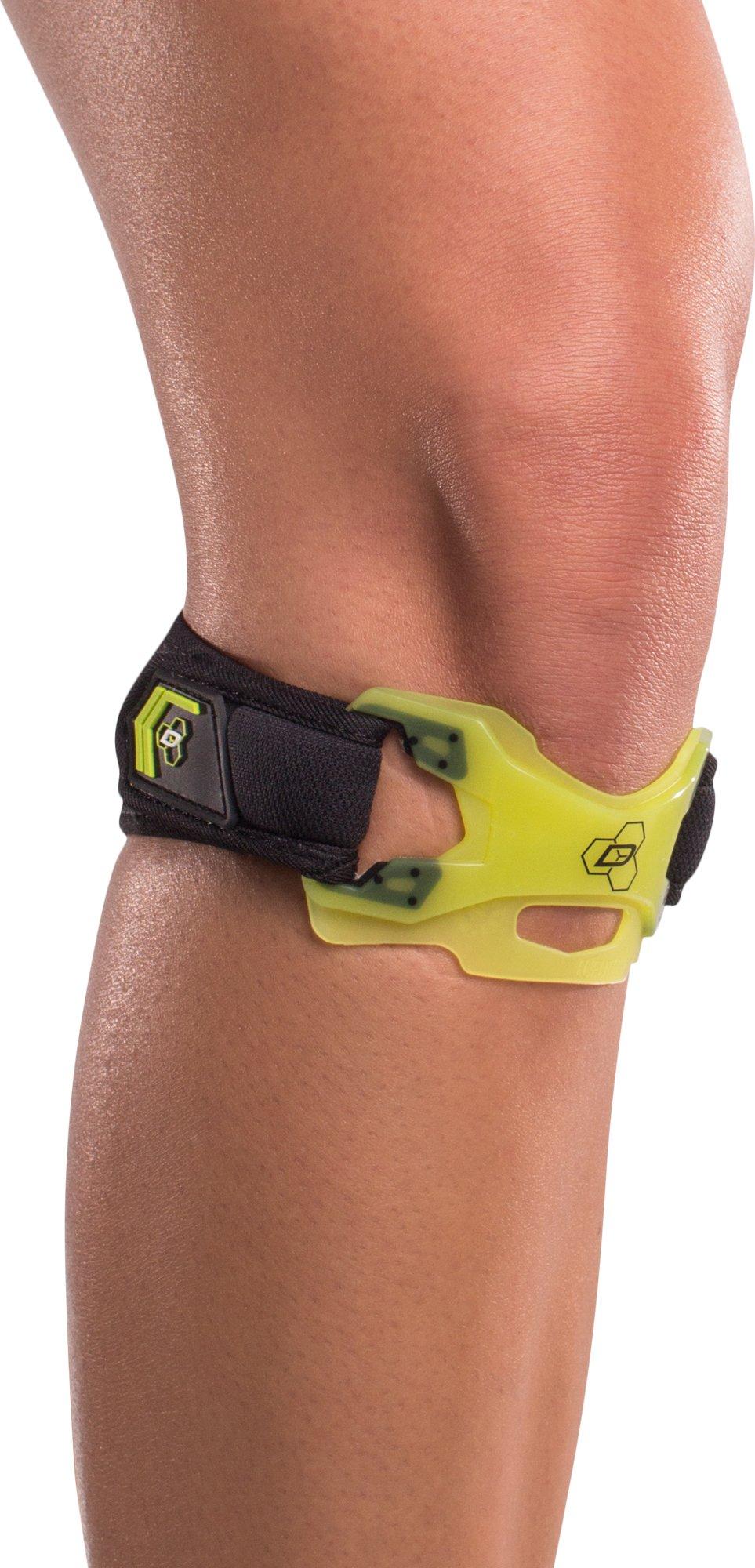 DonJoy Performance Small/Medium , slime green : DonJoy Performance Webtech Patella Knee Strap ? Patellar Tendonitis Band, Jumper?s Knee Strap, Adjustable Support for Running, Basketball, Volleyball, Squats, Weightlifting