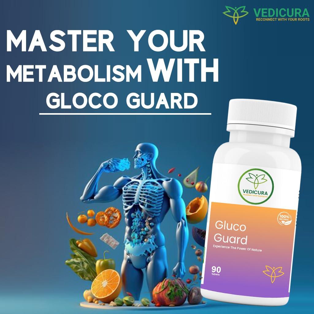 VEDICURA Vedicura GlucoGuard Ayurvedic Herbal Supplement for Healthy Blood Sugar Support
