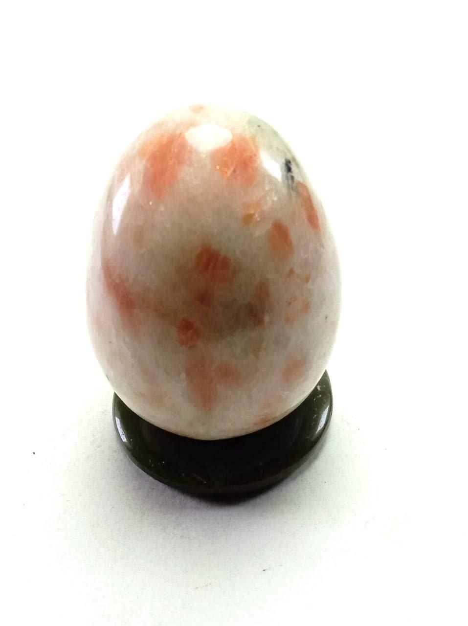 CA AGATE CA AGATE Sunstone Egg Natural Beautiful Crystal Eggs to Healing Weight 70gm to100gm Aprrox