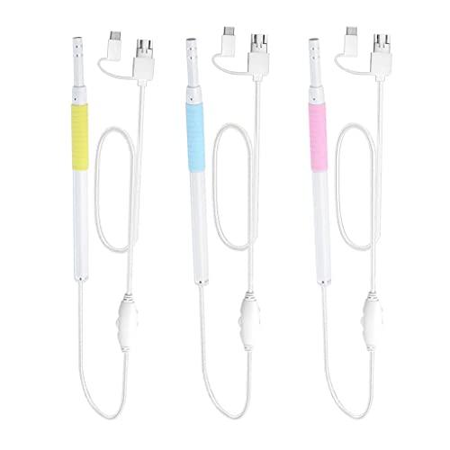 myaddiction myaddiction 3 in 1 USB Ear Cleaning Endoscope Visual Earpick Earwax Removal Kit Blue Clothing Shoes & Accessories | Uniforms & Work Clothing | Hats