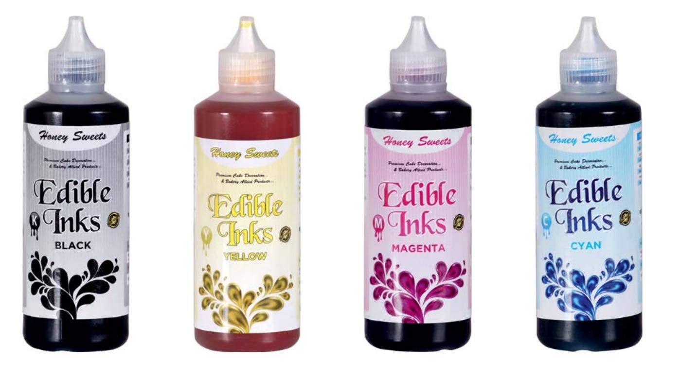Honey Sweets Honey Sweets Edible Ink for Photo Cake Printing - 100 ML (Magenta)
