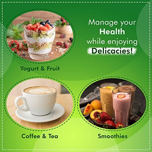 Equal Equal Stevia Natural Sweetener, Sugar Free, 100 Sachet, Pack of 4