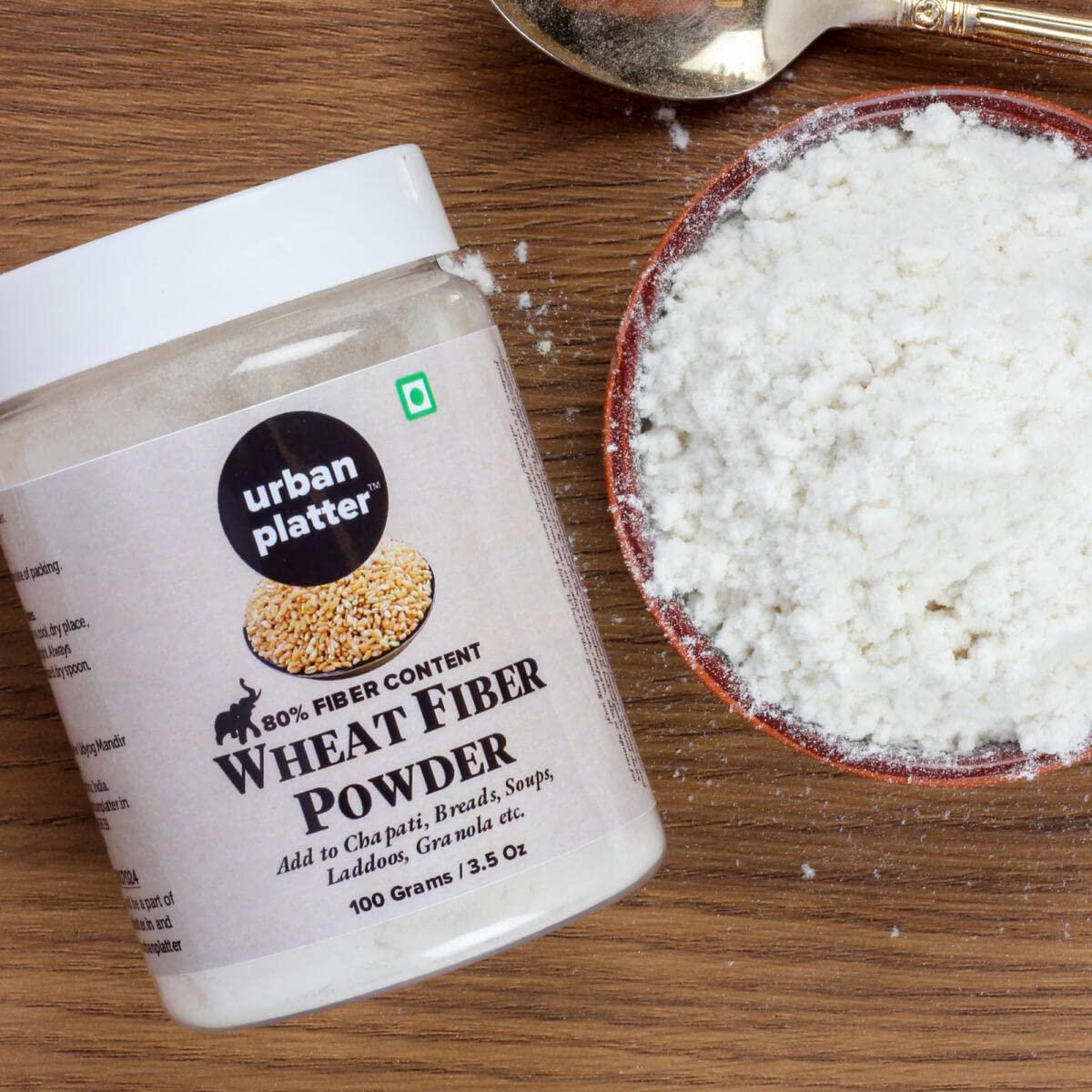 urban platter Urban Platter Wheat Fiber Powder, 100g