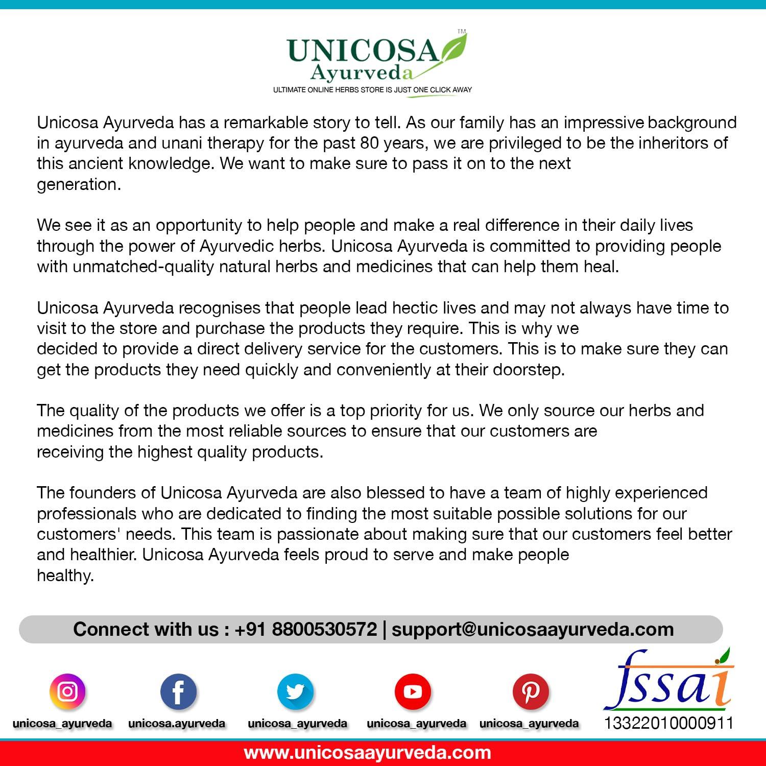 UNICOSA Ayurveda UNICOSA Ayurveda Natural Senna Leaf/Alexandrina/Cassia Angustifolia/Sonamukhi Patta/Sanay Patti, 400gm (200gm*2)