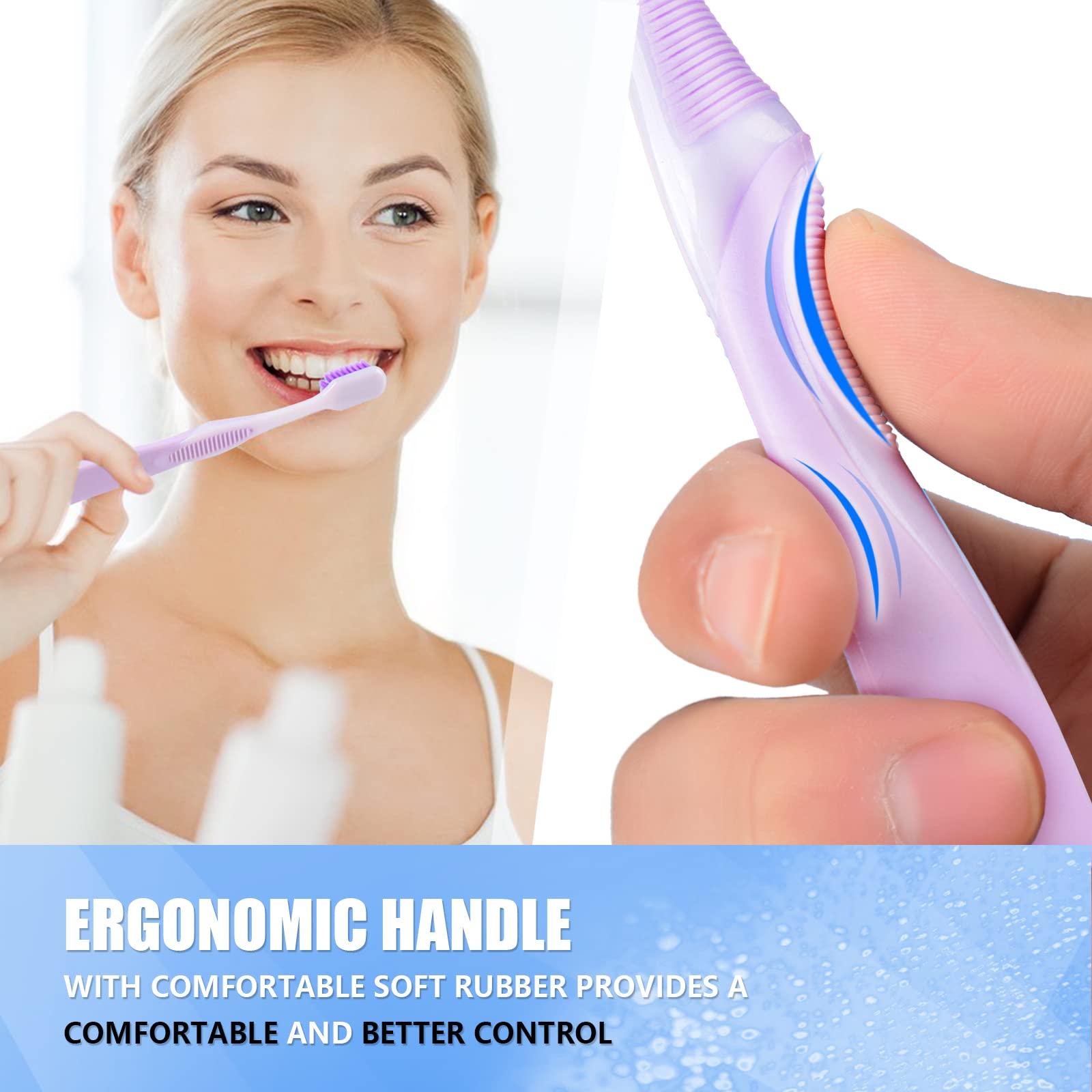 Apical Life Apical Life Essentials Toothbrushes for Adults with Toothbrush Boxes, Portable Manual Toothbrush with Individual Travel CaseMulti-Zoned Angled Medium Soft Bristles, Contoured HandlePlaque Remover
