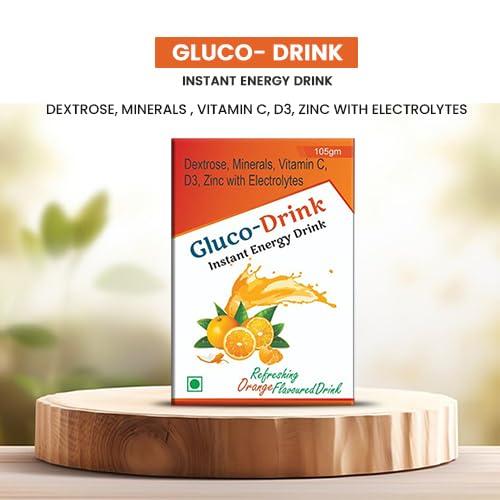 himgold HimGold Gluco-Drink (Instant Energy Drink)|Diabetic Friendly Herbal Drink,No Chemicals & Artificial Sweeteners,Low Glycemic Index(GI)| Vitamin D2 Supports Immunity Pack Of 2