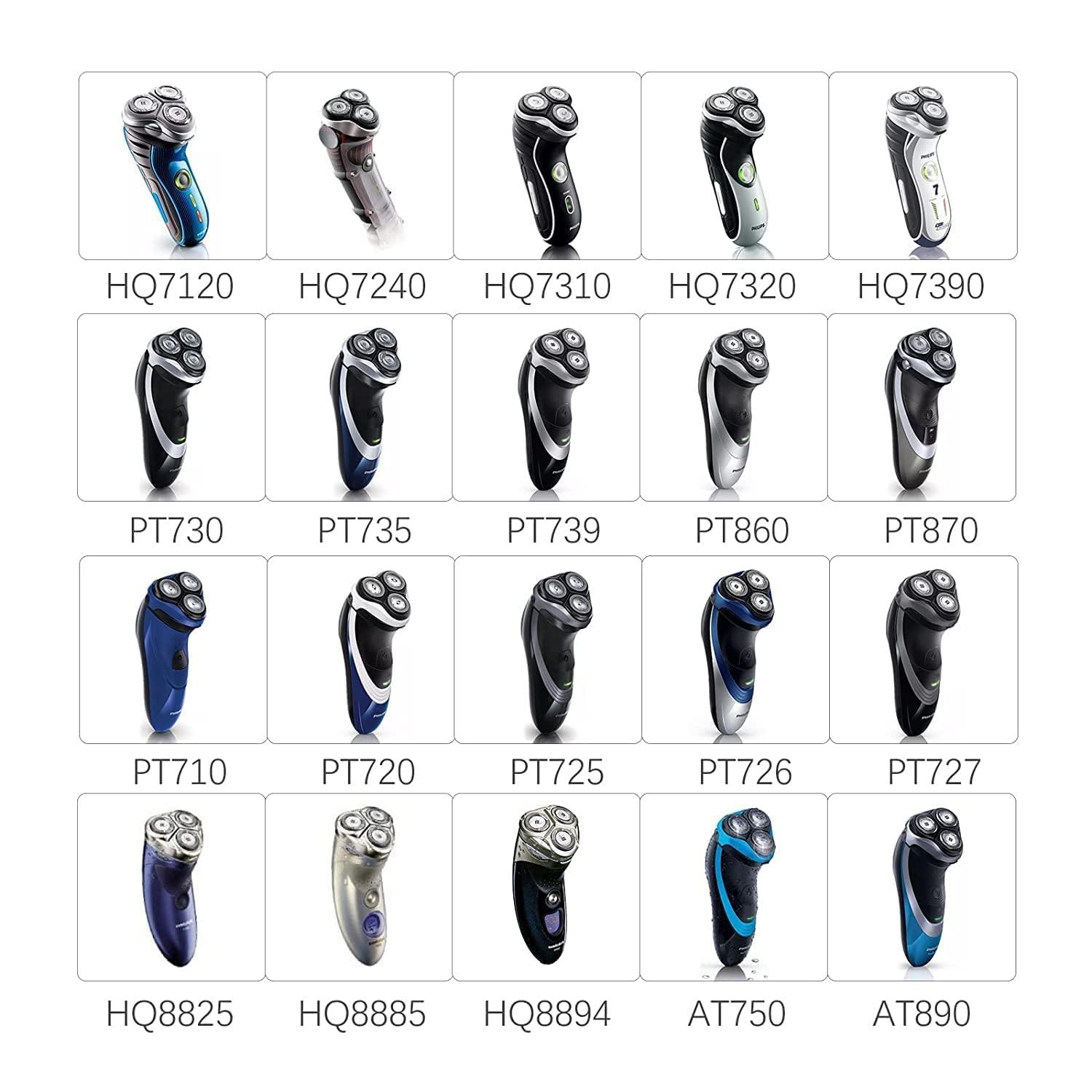 Scout Scout HQ8 Replacement Heads for Philips Norelco Aquatec Shavers, 7140XL,7145XL,7150X,7180XL,7183XL, OEM HQ8 Blades Upgraded, Philips Norelco Electric Shaver Replacement Hq8505 Blades 3Pack