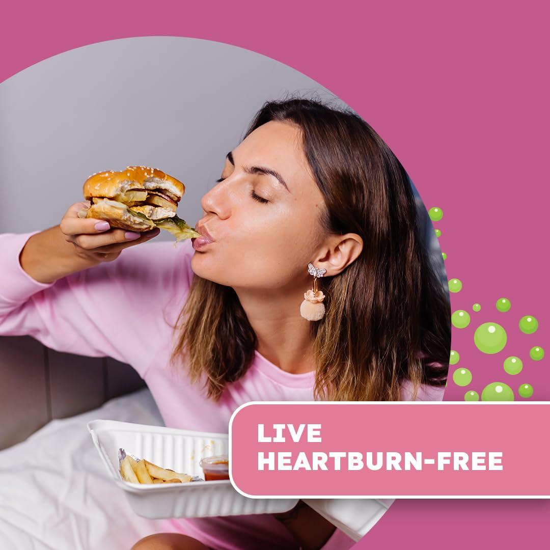 Vito Relief Vito Relief Acidity Chewable Tablets For Heartburn and Acid Reflux Lemon Flavor - Plant Based Natural Ingredients Amla And Calcium Carbonate For Instant Relief, 60 Tablets (60 Tablets)