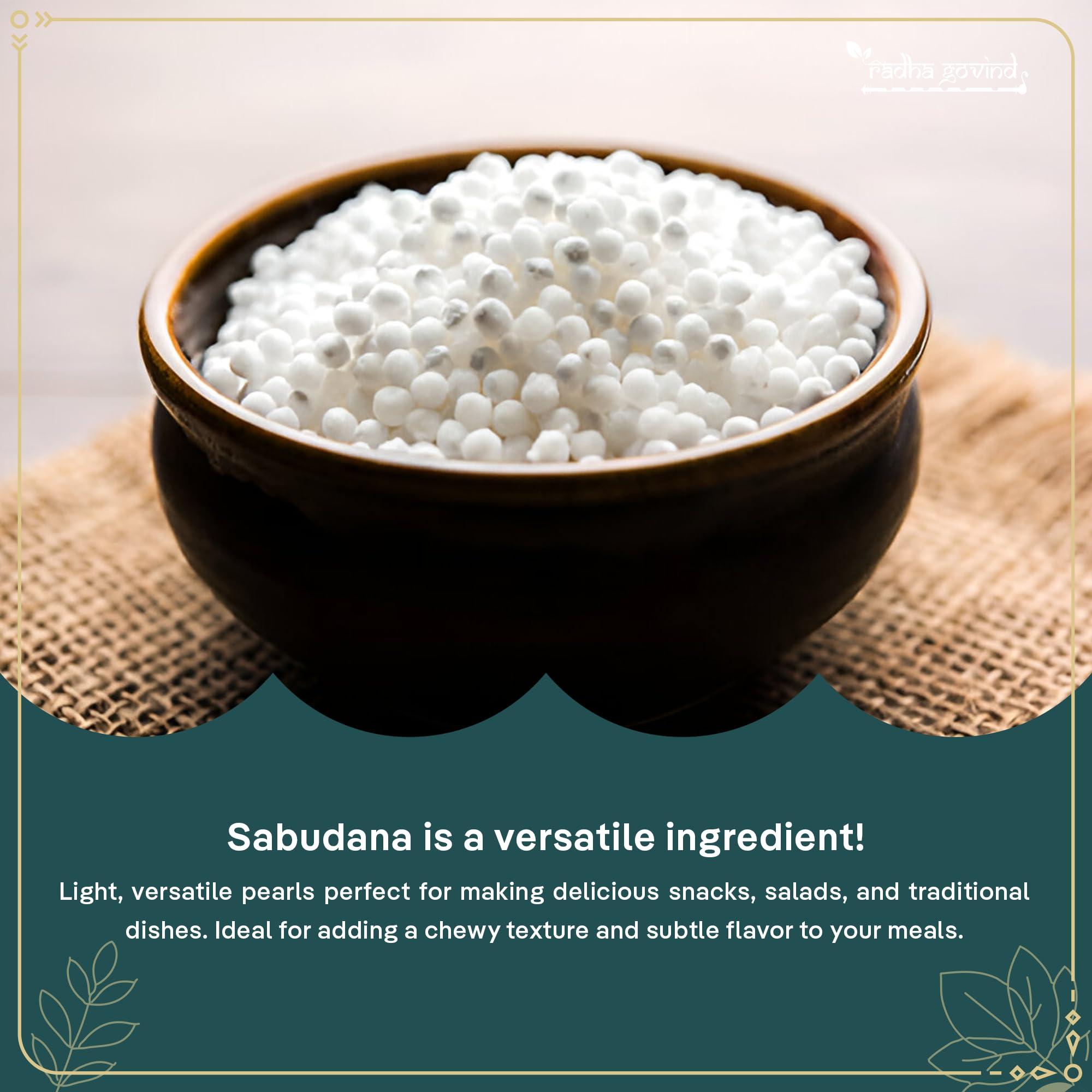 Radha Govind Radha Govind Organic Sabudana | Sago | Tapioca (800)