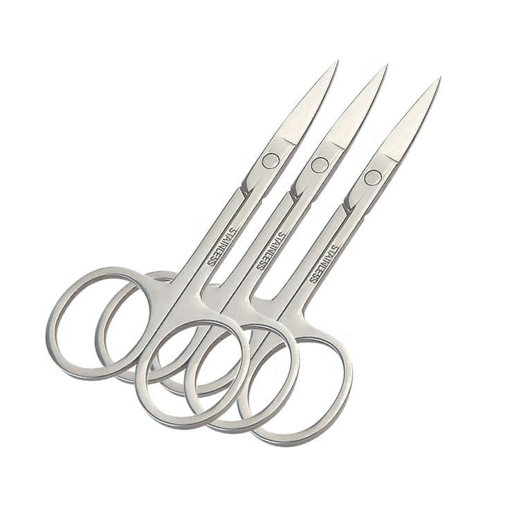 SHARUM CRAFTS Sharum Crafts Scissor for Eyebrow, Moustache, Nose Hair, Beard Cutting Trimming for Men & Women Small Shaving & Grooming Eyebrow Scissor 1pc