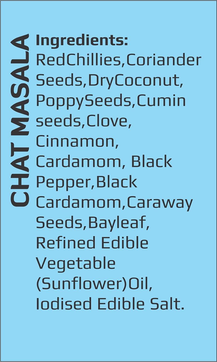 Pallavi's Spices Pallavi\'s Spices Kolhapuri Misal Masala, Panipuri Masala, Chat Masala and Sambar Masala, 200 grams (Combo of 4)