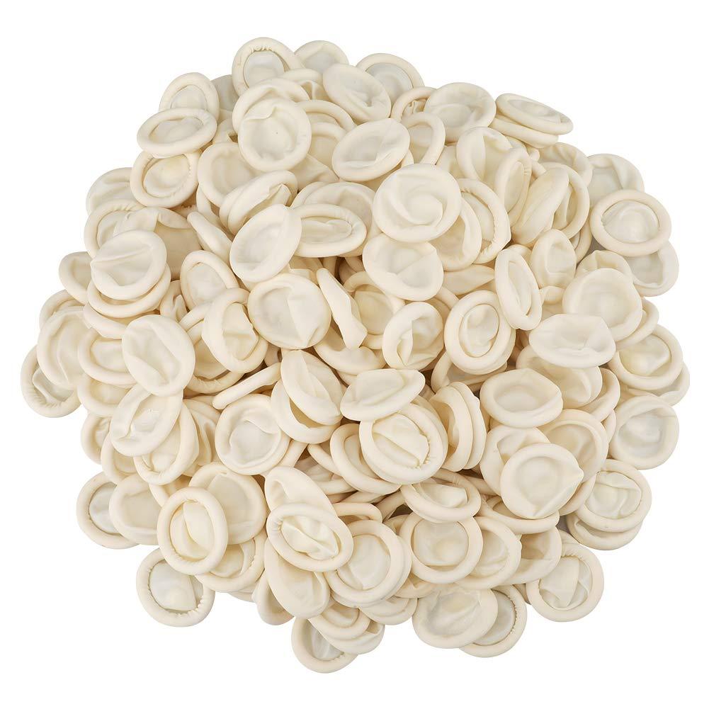 G2PLUS G2PLUS Disposable Latex Finger Cots Rubber Fingertips Protective Finger Gloves Art Latex Tissue Finger Cot (200 PCS)