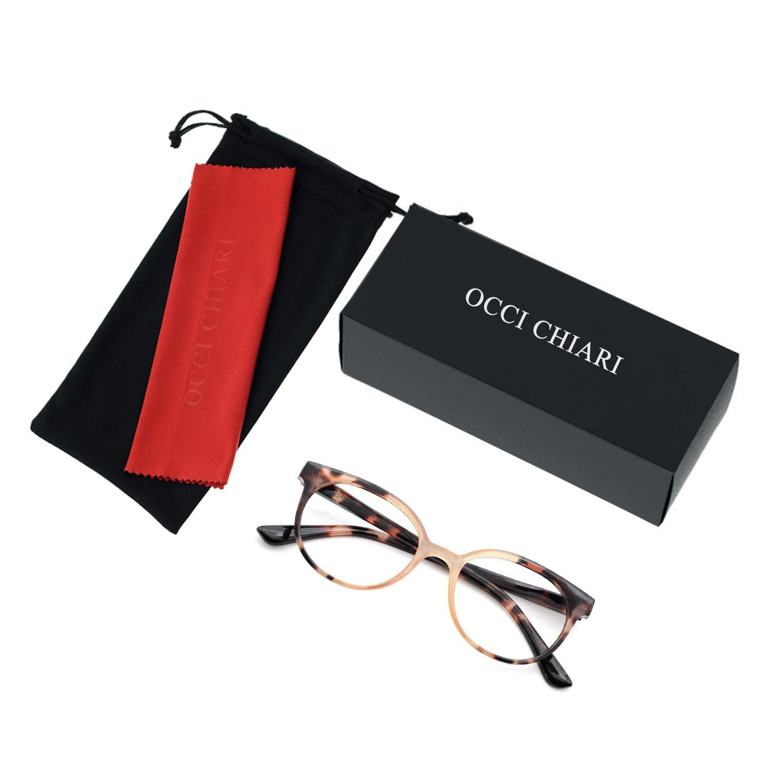 OCCI CHIARI OCCI CHIARI Narrow Reading Glasses Women Colorfull Cute Readers for Petite Face(Brown 2.0+) 1.0 1.25 1.5 1.75 2.0 2.25 2.5 2.75 3.0 3.5 4.0 5.0 6.0