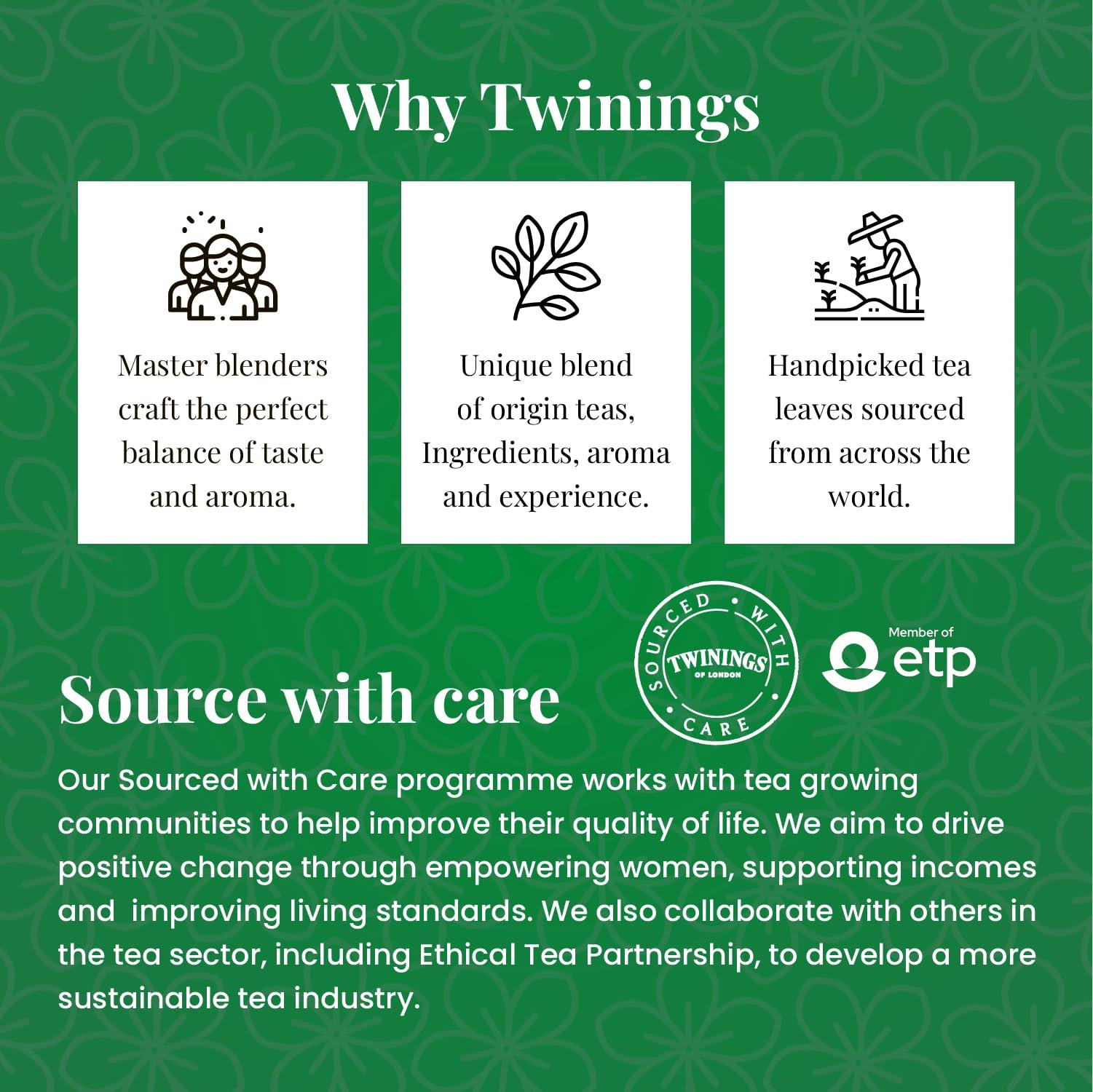 Twinings Twinings Green Tea Jasmine, 25 Teabags, Green Tea, Pure Elegance, Smooth and Floral