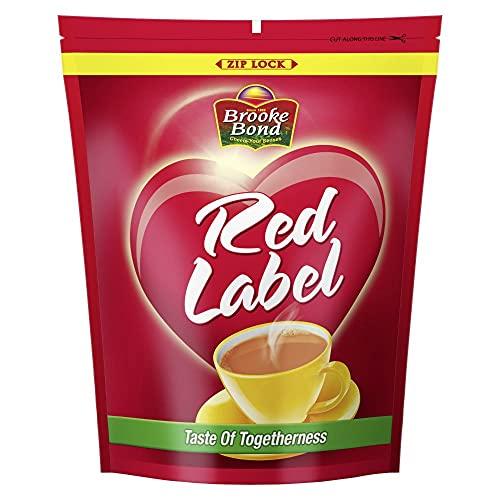 RED LABEL Red Label Natural Care Tea, Chai Made with 5 Ayurvedic Herbs, 1 Kg + Red Label Tea, Blend Of Tea Rich In Healthy Flavonoids, Makes Tasty And Healthy Chai, 1 kg (Premium Blend)