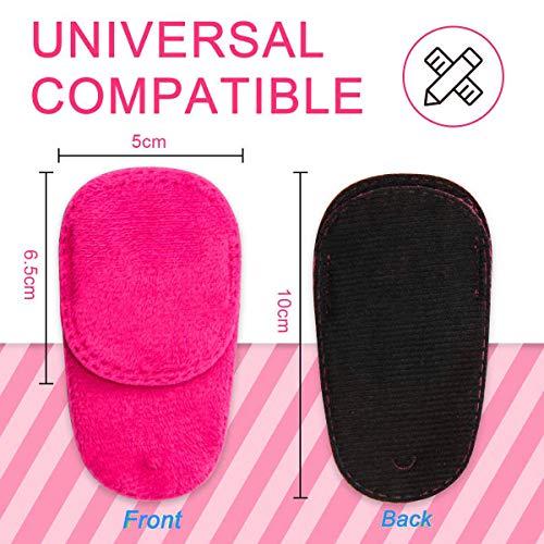 Hecaty 4 Pack Eye Patches for Kids Girls Boys, Soft Eye Patch for Glasses, Medical Eye Patch for Children Treating Lazy Eye Amblyopia Strabismus and After Surgery (Rose Red)