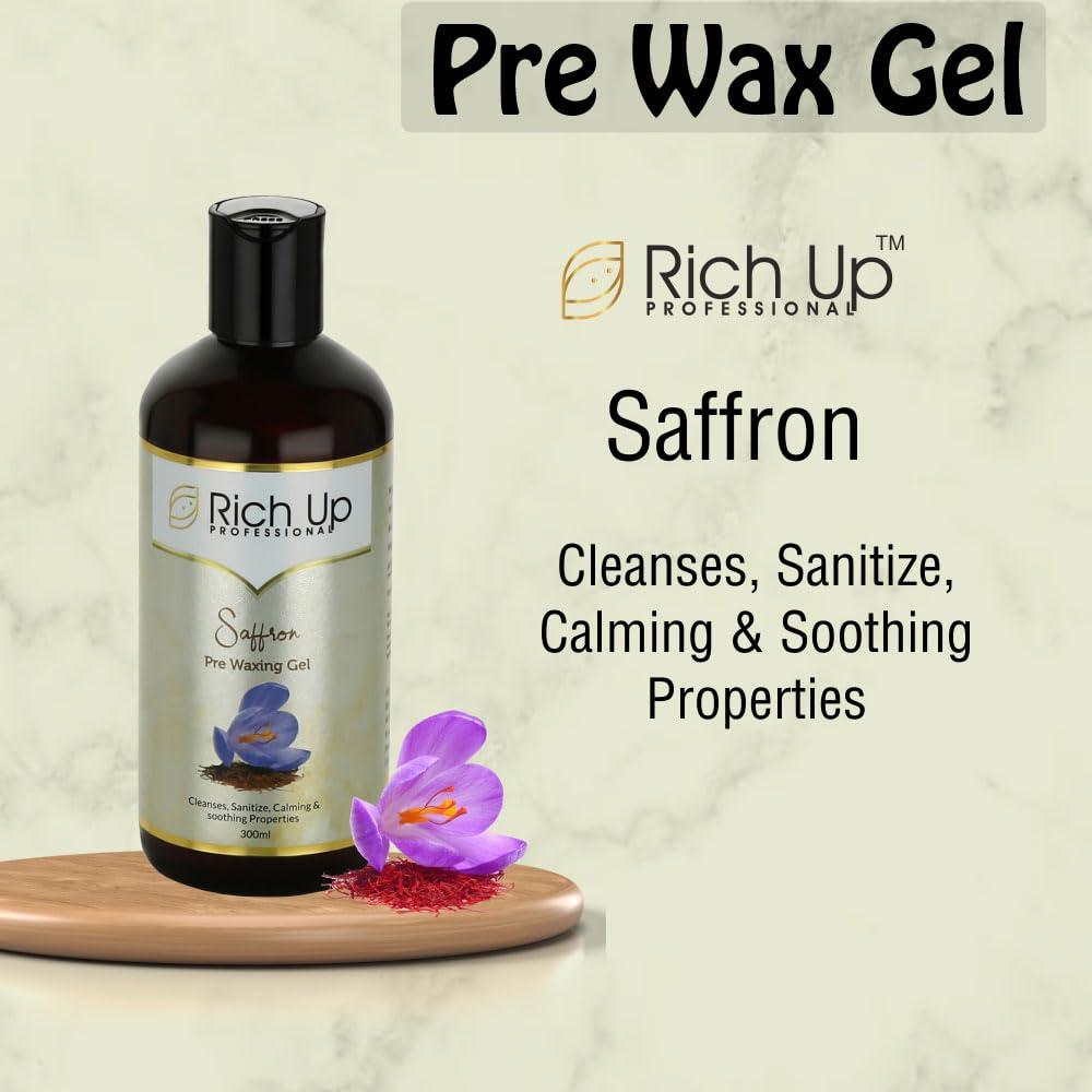 RICH UP PROFESSIONAL RICH UP 800ml Liposoluble wax - Red wine (With 60ml Pre wax gel & 60ml After waxing oil)