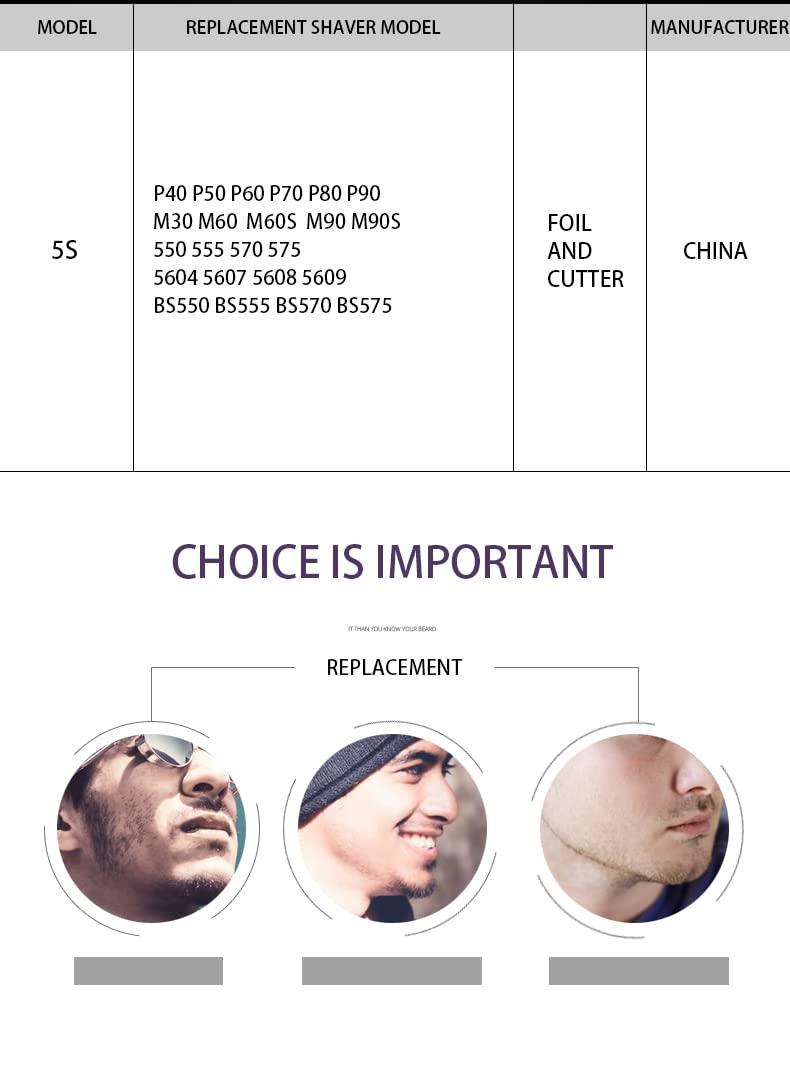 swinonline swinonline Shaver Foil And Cutter Fits Braun Cruzer 5S Replacement
