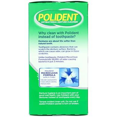 Polident Polident Smokers, Antibacterial Denture Cleanser 84 ea (Pack of 2)