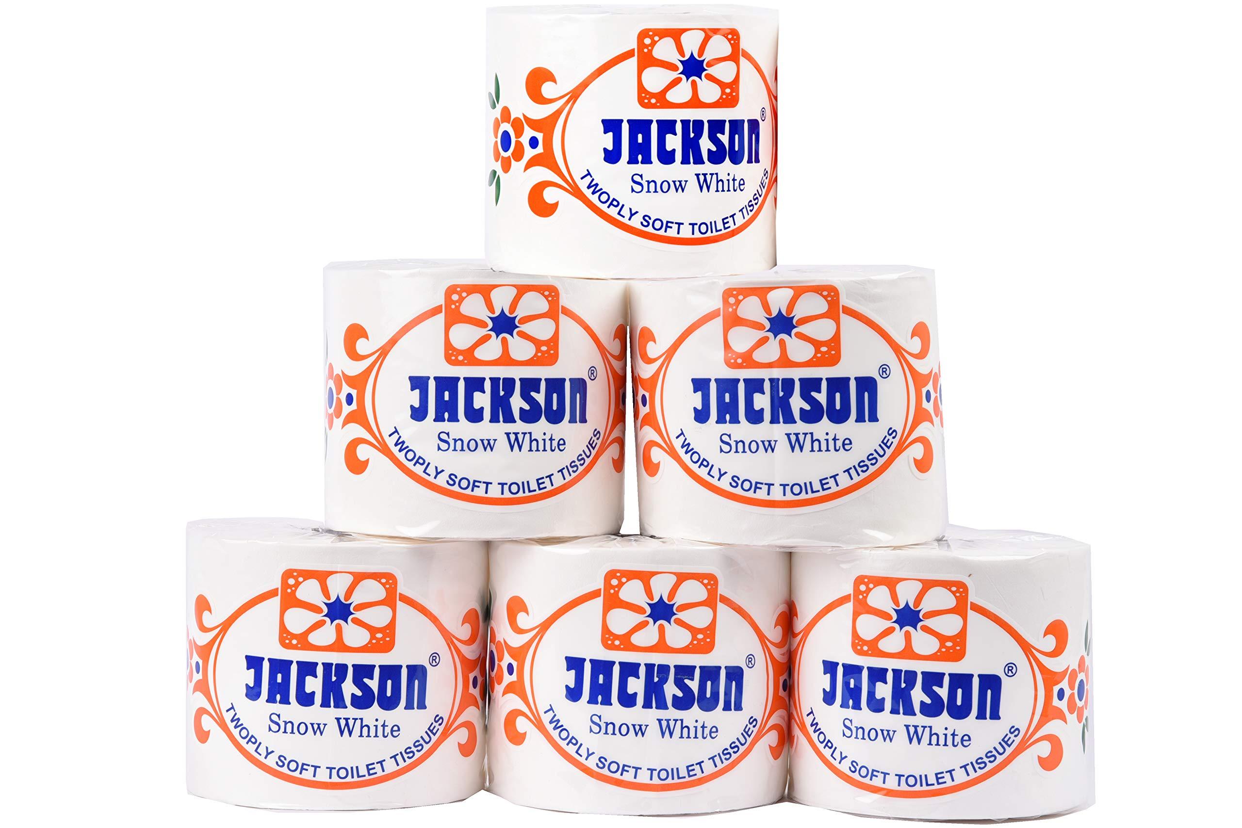 Jackson Jackson Toilet Paper Super Jumbo Size (Pack Of 12) Roll 550 Pulls/Roll 175gms/Roll Guaranteed