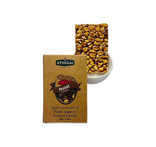 Athigai Natural Foods Karuppatti Kadalai Mittai - 50 G Pack of 5