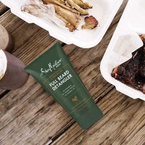 SHEA MOISTURE Shea Moisture Mens Full Beard Detangler, All Natural ingredients, Maracuja Oil & Shea Butter.