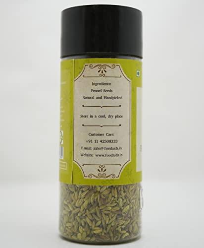 Foodaids Foodaids Roasted Fennel Seeds / Mukhwas Bhuni Saunf / Mouth Fresheners / After-Meal Snacks / Helps in Digestion- (100 Gm)