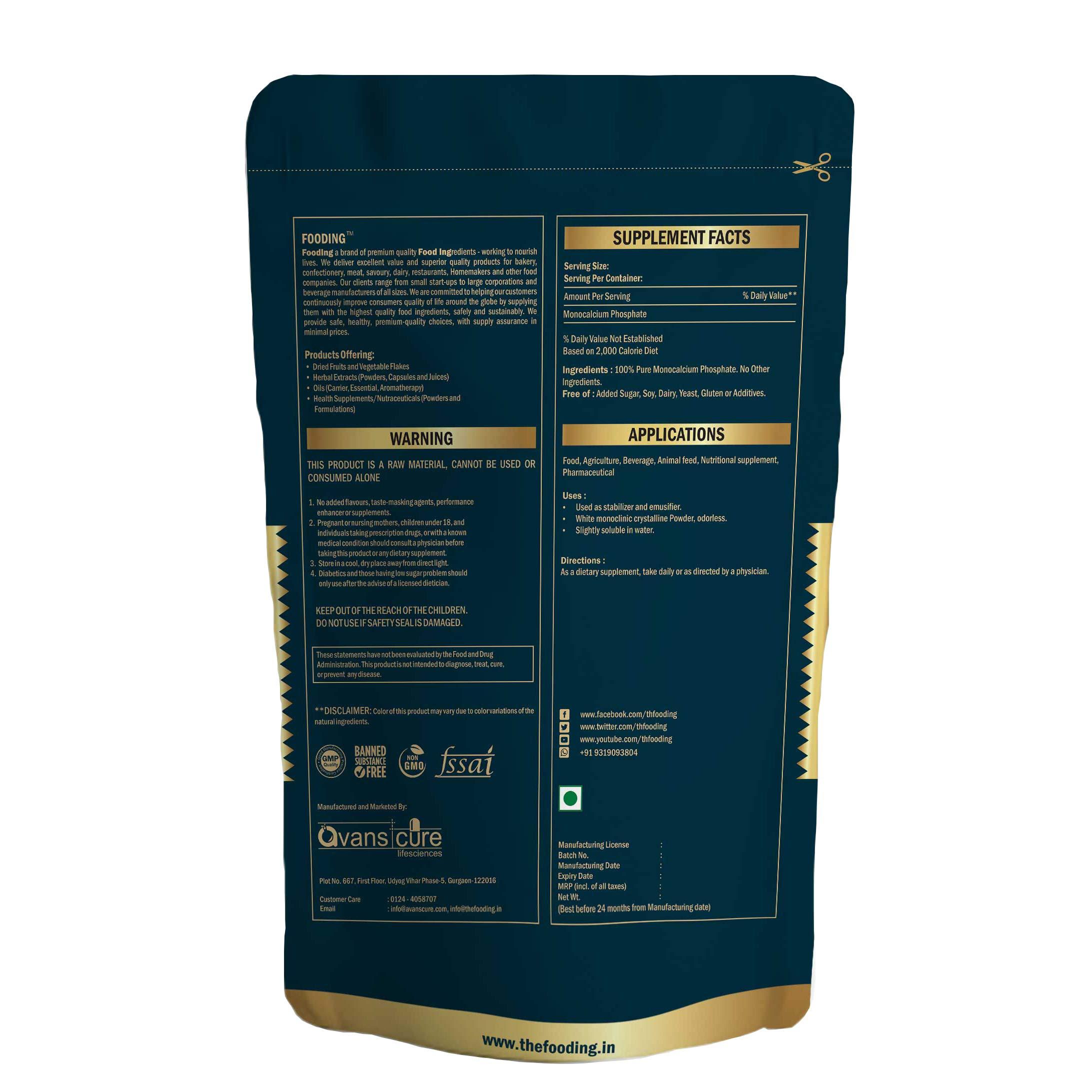 Fooding Fooding Monocalcium Phosphate Powder, 1kg