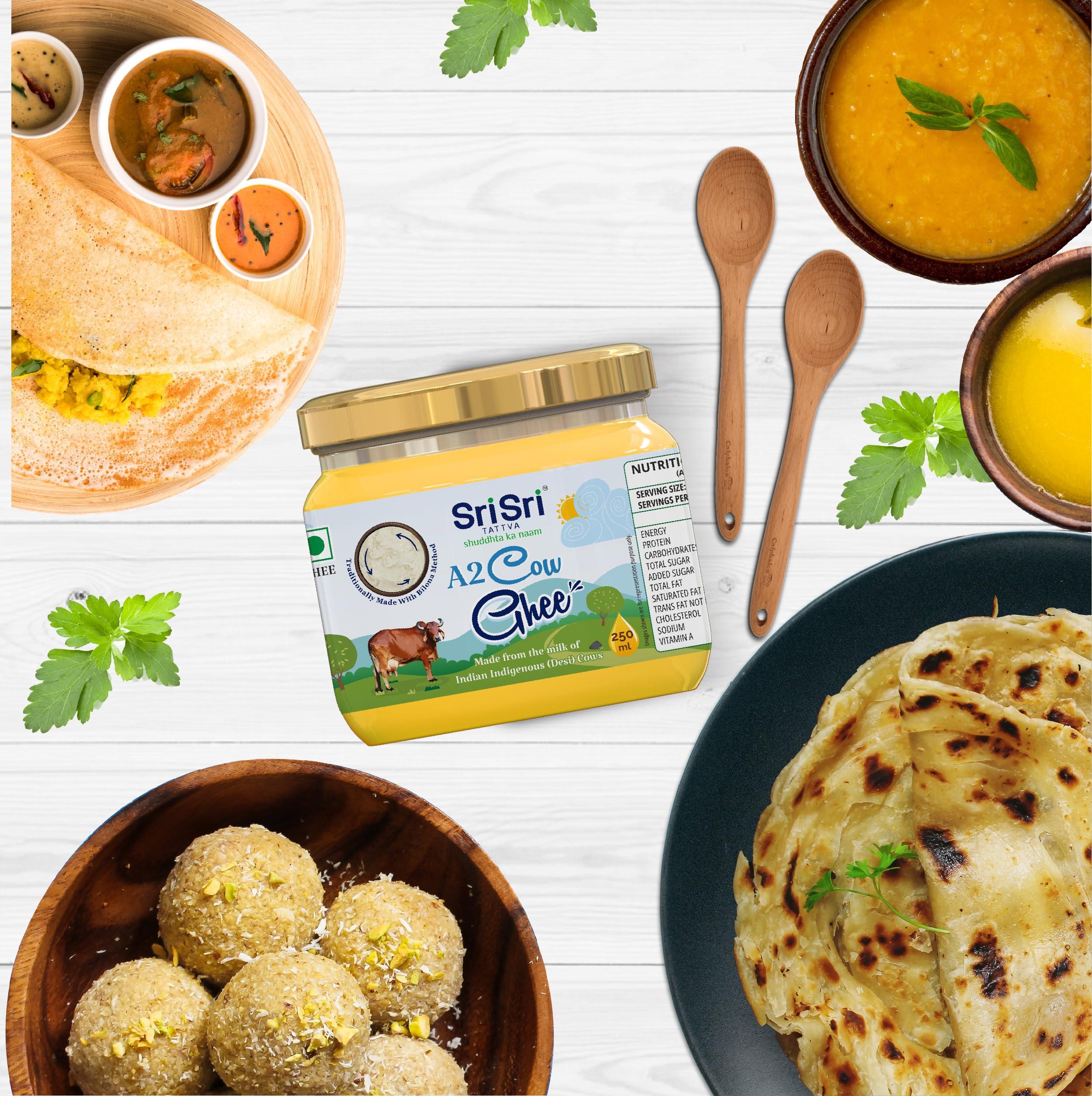 Sri Sri TATTVA shuddhta ka naam Sri Sri Tattva shuddhta ka naam - A2 Ghee 250 ml - Organic A2 Desi Ghee for Better Digestion and Immunity