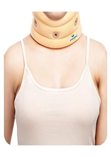 STALWART LIFE STALWART LIFE Soft Cervical Collar For Spondylitis Neck | Adjustable Neck brace With Extra Support Relieves Pain & Pressure in Spine for Men and Women (LARGE)