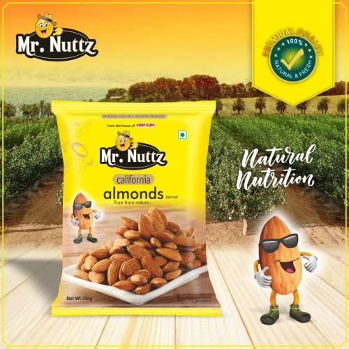 Mr.NUTTZ Mr.Nuttz Premium Dry Fruits Combo Pack 500g (Almonds 250g, Raisins Kishmish 250g)