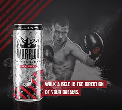 Warrior Warrior Energy Drink Strawberry, 6 x 330 ml
