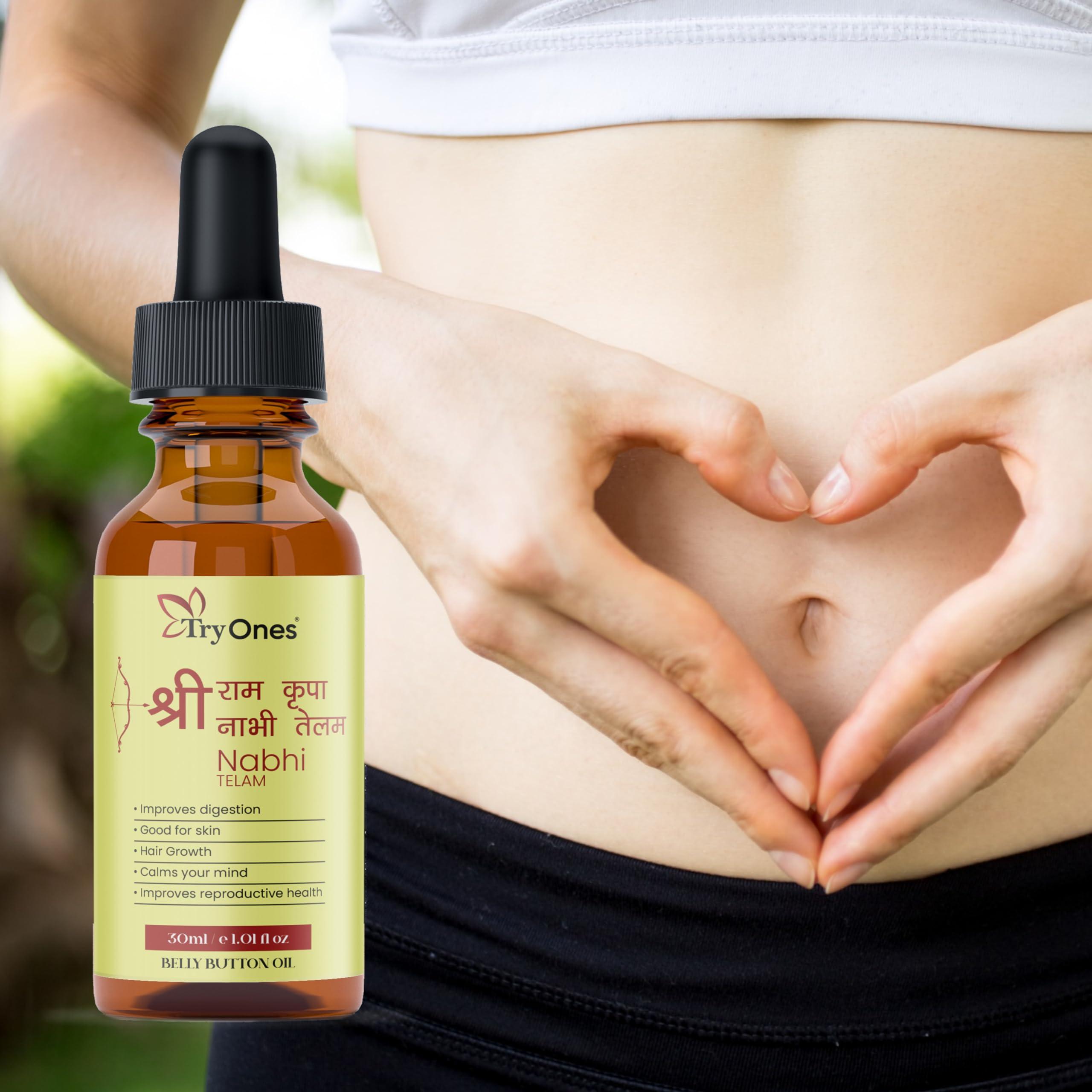 TryOnes TryOnes Nabhi TELAM Ayurvedic Ramban Multi Benefit Nabhi Oil (Pack of 2) (2)