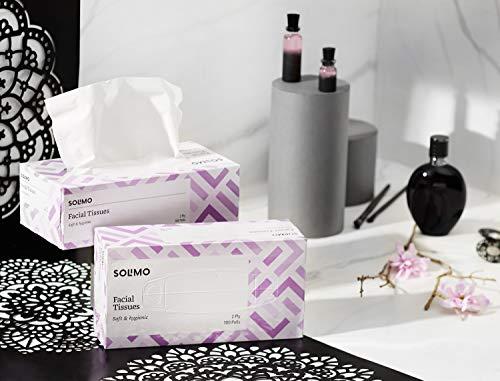 Amazon Brand - Solimo Amazon Brand - Solimo 2 Ply Facial Tissues Carton Box - 100 Pulls (Pack of 4) & Amazon Brand - Presto! 2 Ply Facial Tissue Carton Box - 200 Pulls (Pack of 3) Combo