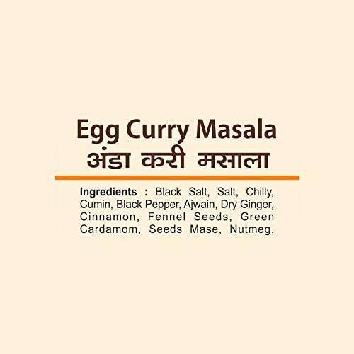 JMM JAI MAHARASHTRA MASALE Jai Maharashtra MASALE Egg Curry Masala, Pure Indian Spices, Taste of 70 Years' Experience, Since 1952, Natural Maharashtrian Flavor, No Artificial Colors or Flavor Added (250 GM)